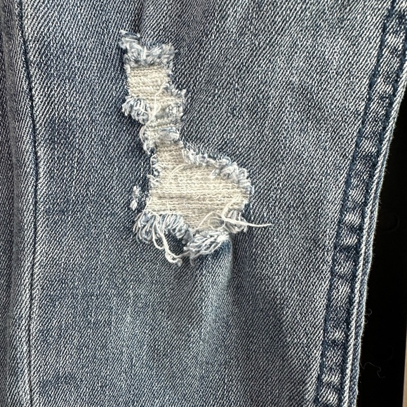 Dear Juniper Girls Skinny Jeans size 6 NWT! Roll cuff, distressed knees. - Picture 3 of 7